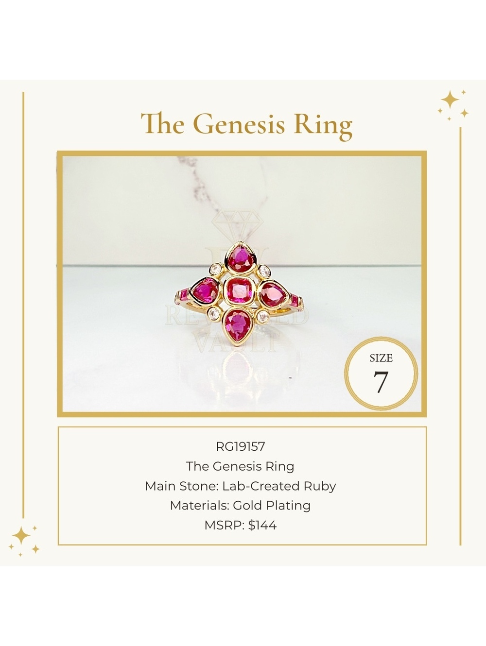 The Genesis Ring - Size 7 - July Birthday 2026